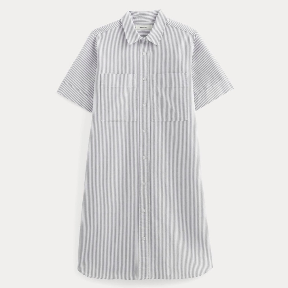 Everlane Women's Oxford Short-Sleeve Shirt Dress
